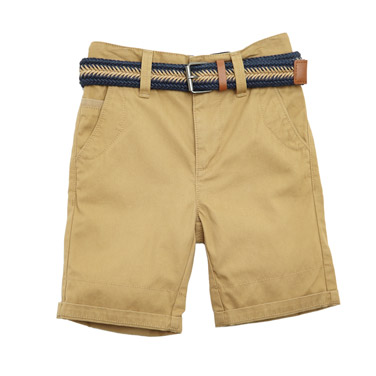Younger Boys Belted Chino Shorts
